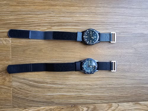 Customer photo review of Glomar Explorer - Hook And Loop Watch Strap