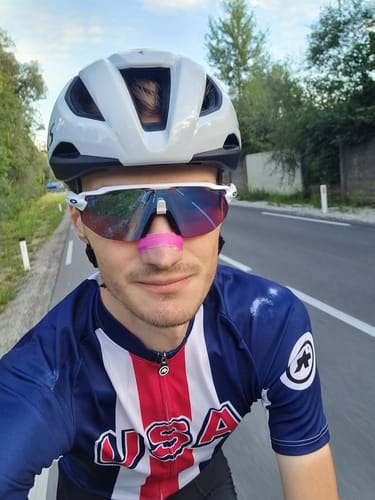 Customer photo review of Pink Nasal Strips