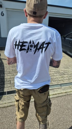 Customer photo review of Shirt - Heimatliebe - White