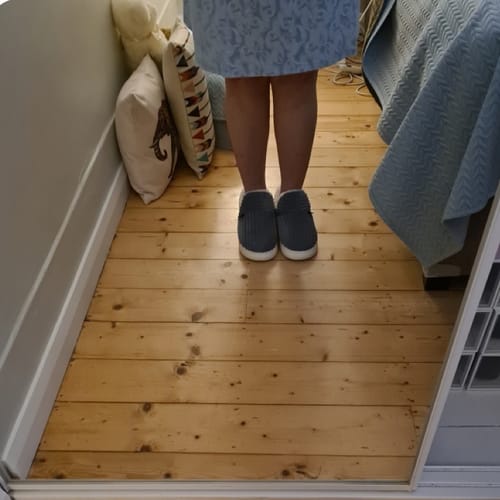 Customer photo review of Cozie Co Slippers