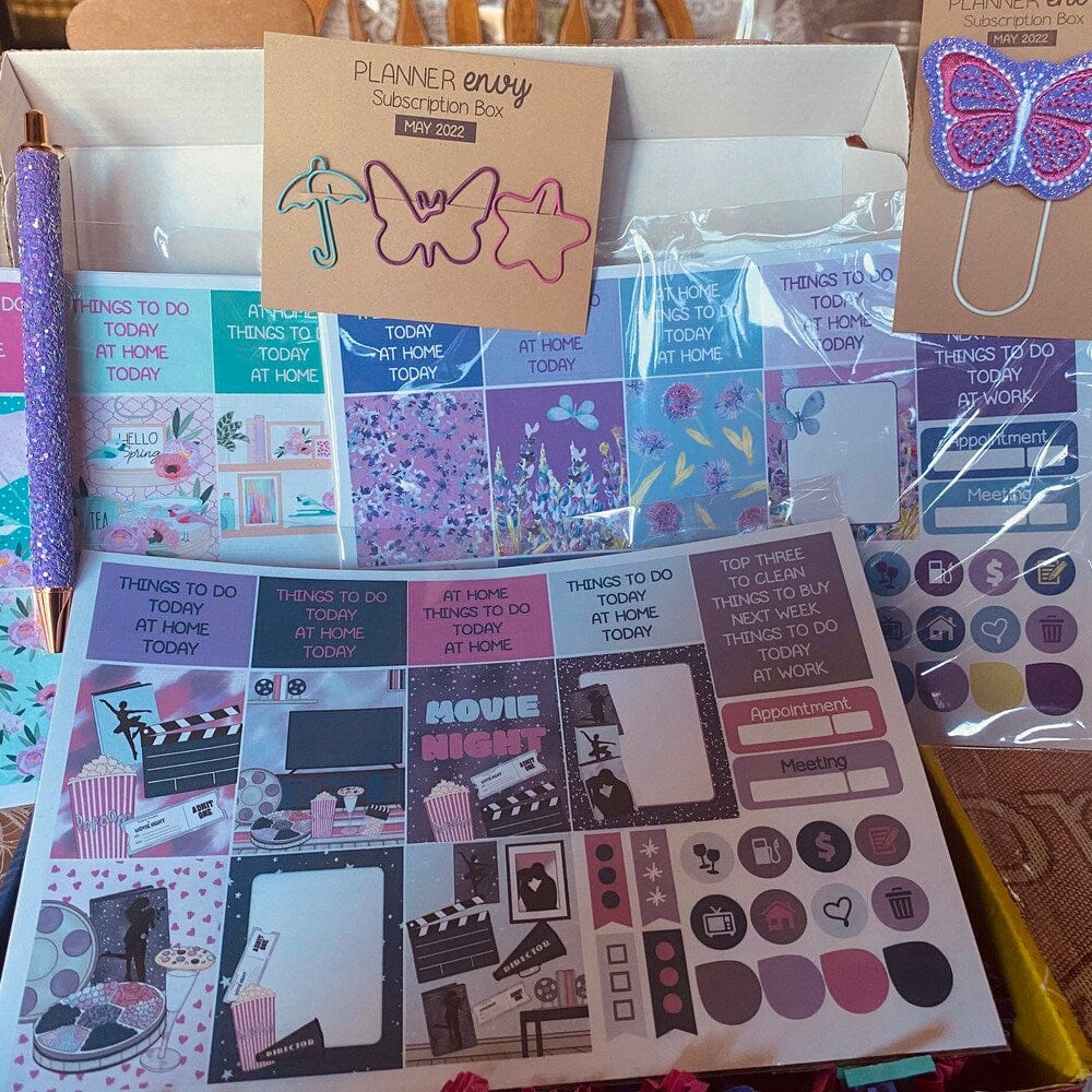 Customer photo review of Planner Sticker & Accessory Subscription + 2 Sets Washi/Month - #SUB003 - Sign up by the 20th to get the next box!