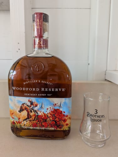 Customer photo review of Woodford Reserve Kentucky Derby 151 Bourbon Whiskey (2025 Limited Edition)