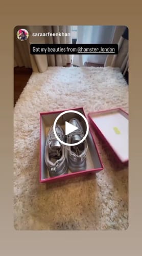 Customer video review of Hamster London Marcella Party Silver Sneakers