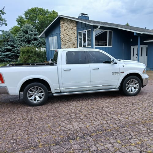 Customer photo review of 2013-2018 Dodge Ram 1500 Air Suspension Conversion/Delete Kit With Light Fix Module (DR14FM)