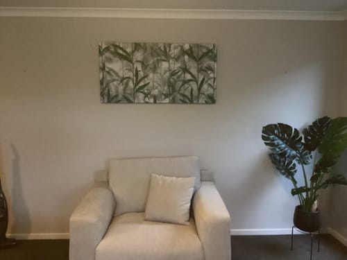 Customer photo review of BAMBOO MIST CANVAS