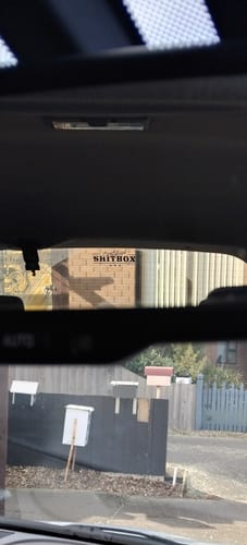 Customer photo review of Certified Sh!tbox Rating