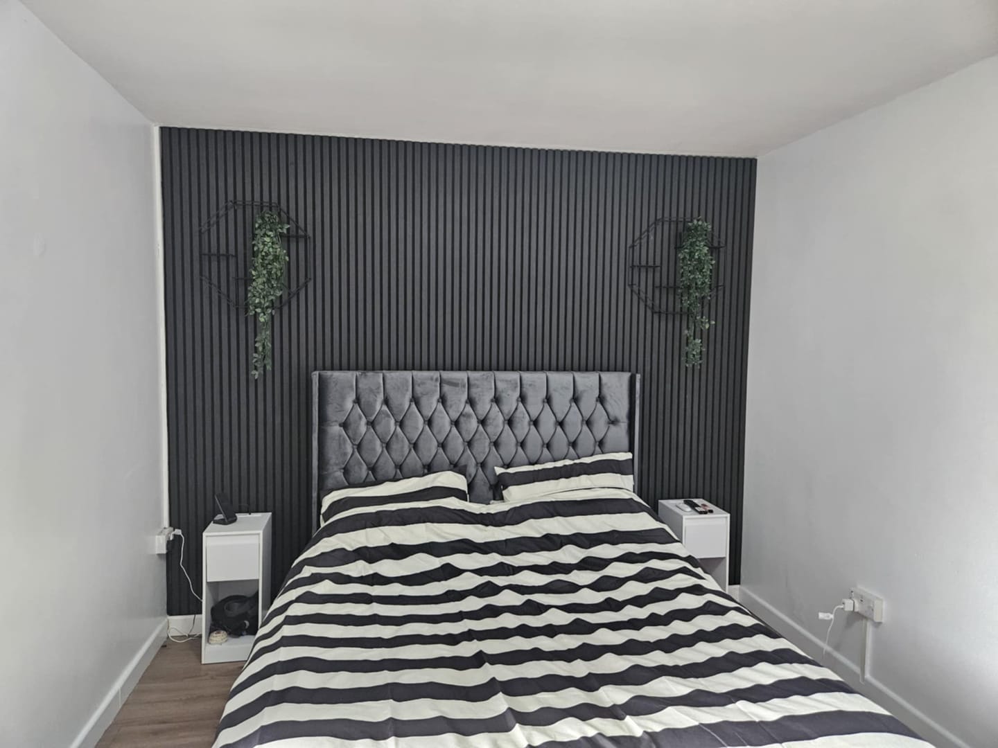 Customer photo review of Acoustic Slat Wall Panel - Black Oak