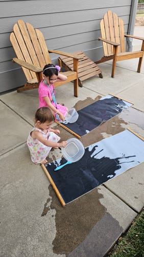 Customer photo review of BUY 2: Magic Canvas & Brush Set