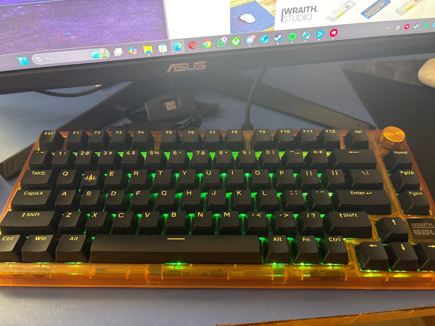 Customer photo review of Wraith W75 V2 [BBL Edition] Klavye (Manyetik Switch / HE)