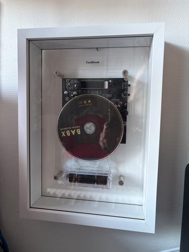 Customer photo review of M1 Music Frame CD Player With Bluetooth