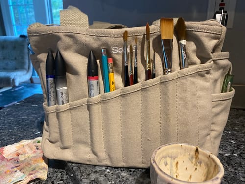 Customer photo review of Soolla® Studio Bag, Coffee Bean