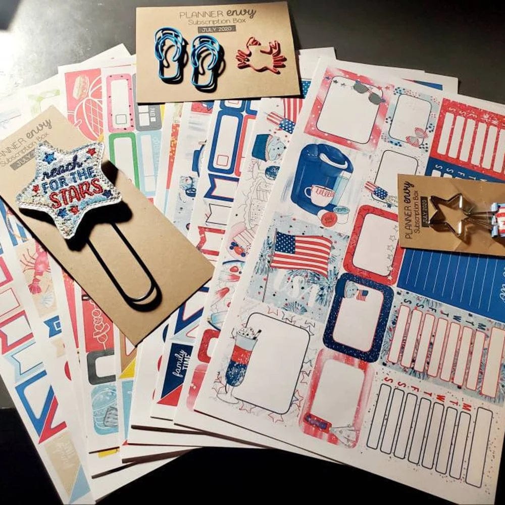 Customer photo review of Planner Sticker & Accessory Subscription + 2 Sets Washi/Month - #SUB003 - Sign up by the 20th to get the next box!
