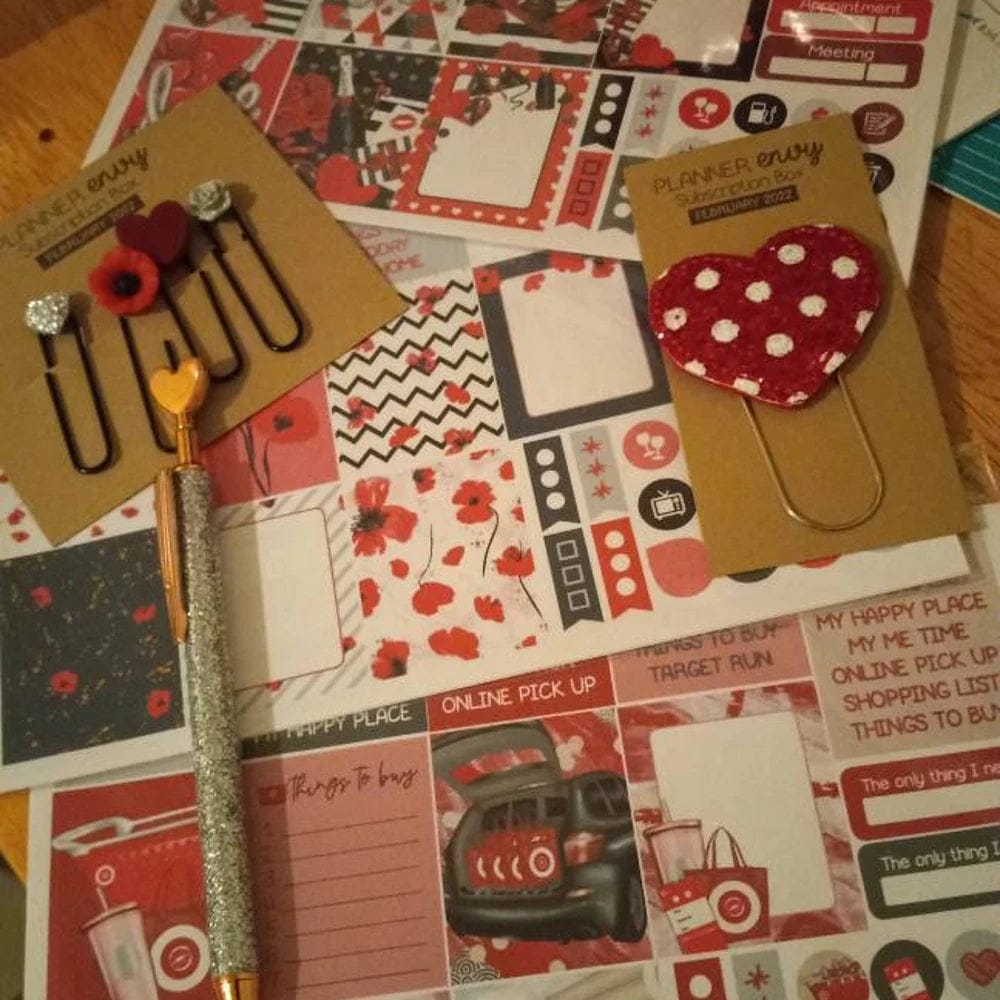 Customer photo review of Planner Sticker & Accessory Subscription + 2 Sets Washi/Month - #SUB003 - Sign up by the 20th to get the next box!