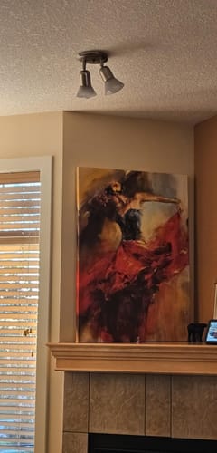 Customer photo review of FLAMENCO CANVAS