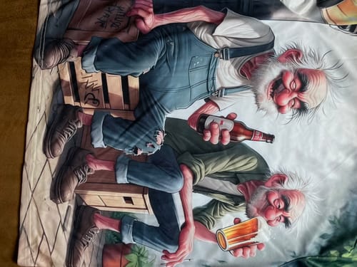 Customer photo review of Fahne inkl. Druck