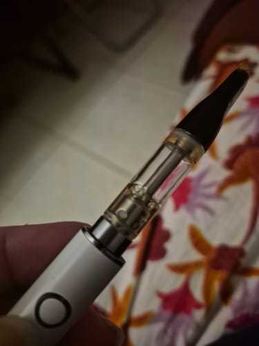 Customer photo review of 1 Gram THC-A Full Spectrum Vape Cartridge | Sour Tangie - Sativa