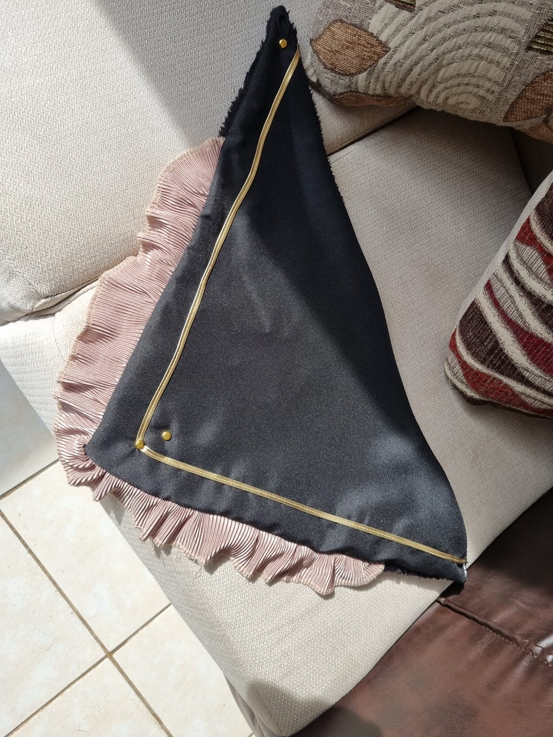 Customer photo review of Pañuelo Flare Black Gold