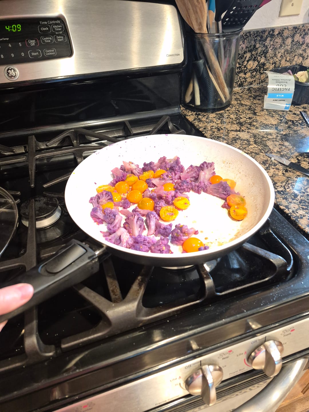 Customer photo review of P600 11.5" Ceramic Fry Pan – Non-Stick, Durable & Versatile Cookware