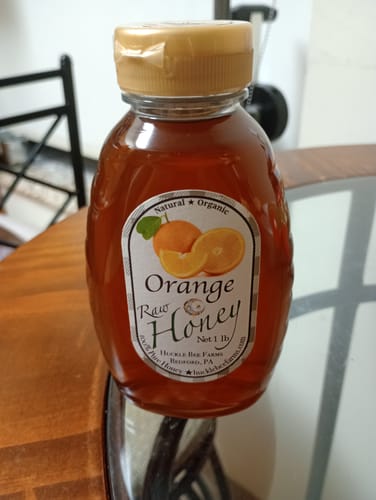 Customer photo review of Orange Infused Honey