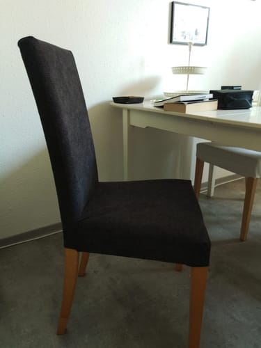 Customer photo review of HARRY IKEA Chair Cover - Smaller Model - Crown Black