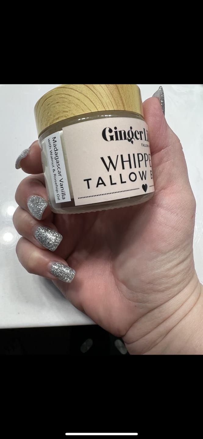 Customer photo review of Organic Whipped Tallow Balm