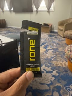 Customer photo review of 100mg Caffeine - Lemon - SuperCharged Honey (20-Pack)