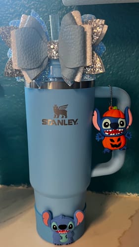 Customer photo review of HALLOWEEN STITCH Charm - Tumbler Handle Charm