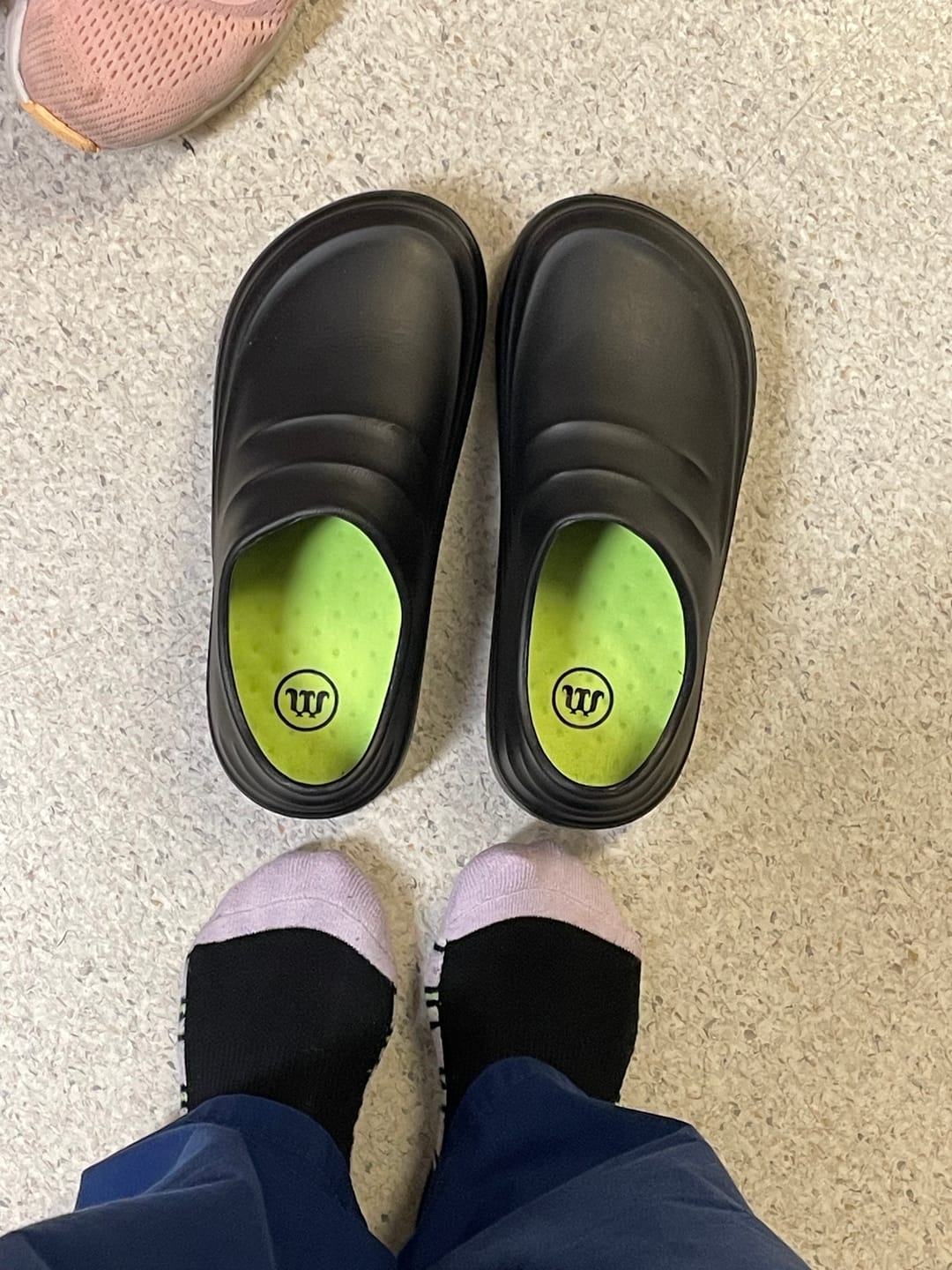 Customer photo review of The Snuggi Work Clogs (Unisex)
