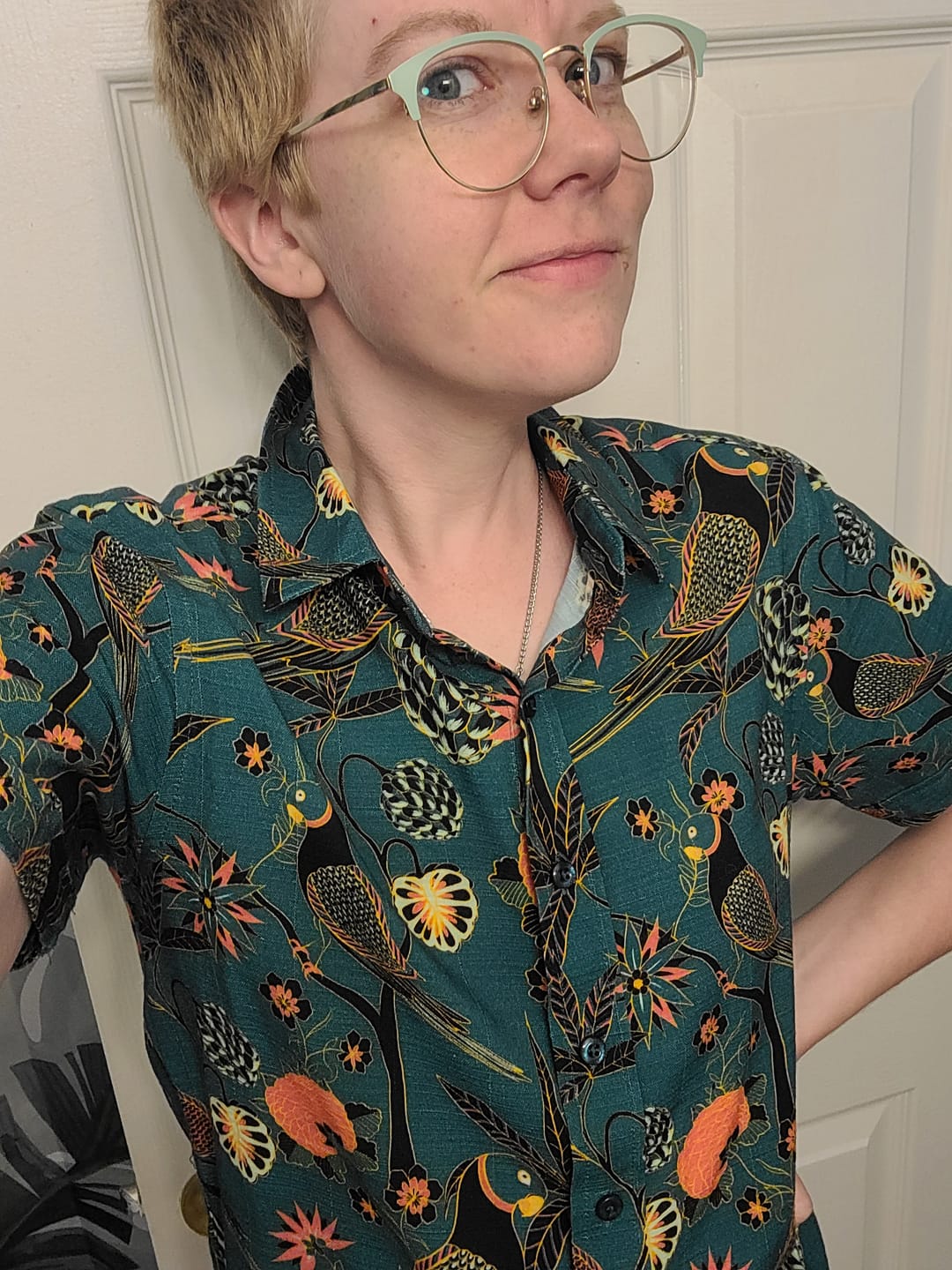 Customer photo review of Jag Noir – Bamboo Short Sleeve Shirt