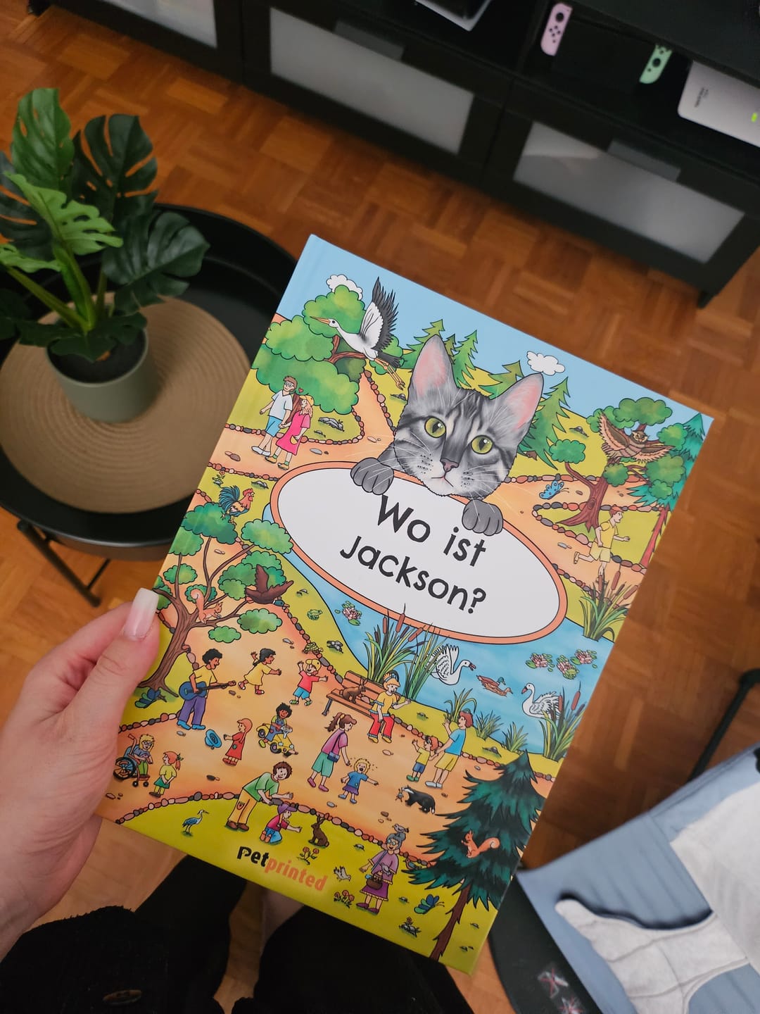 Customer photo review of Wo bist du? - Personalisiertes Katzen-Wimmelbuch