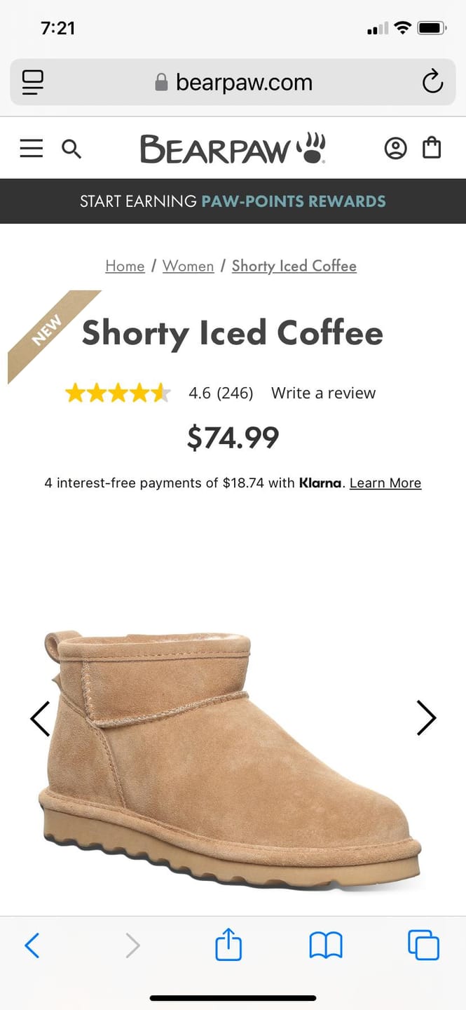 Customer photo review of SHORTY ICED COFFEE