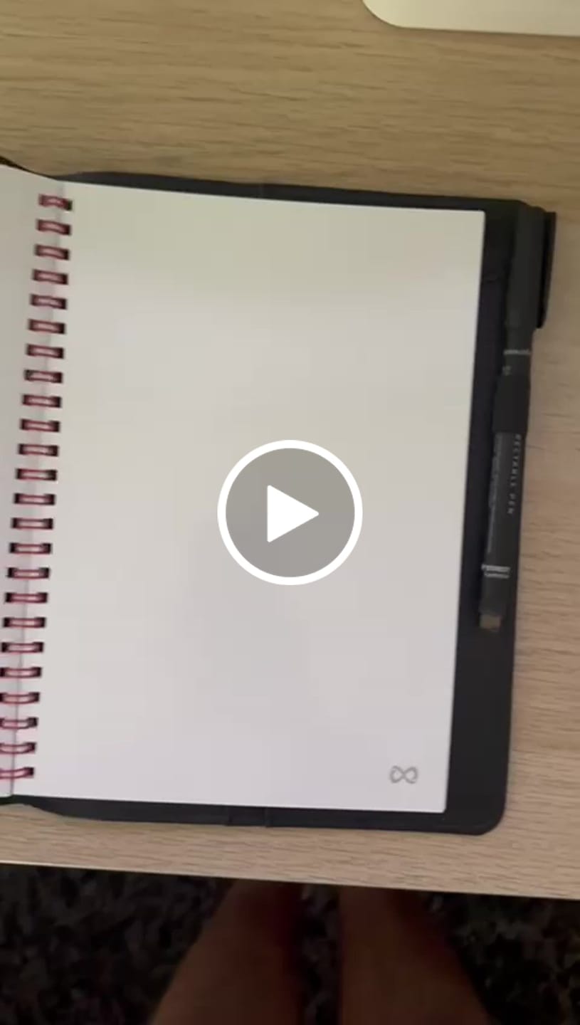 Customer video review of Black Leather Notebook Cover