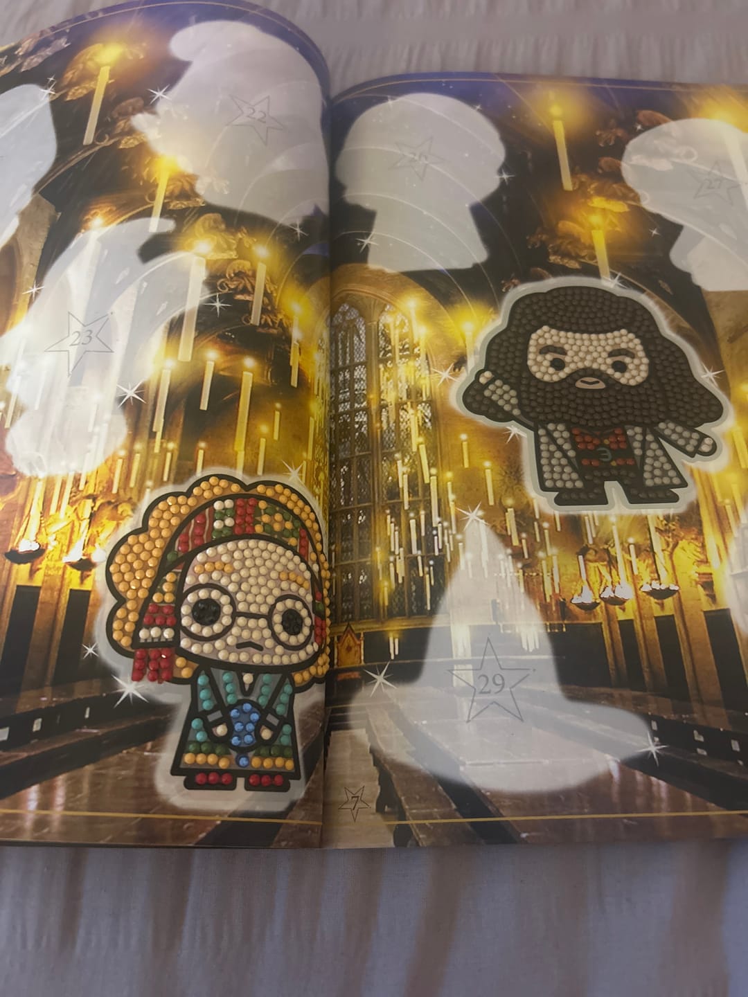 Customer photo review of Harry Potter Crystal Art Sticker Album - Starter Pack