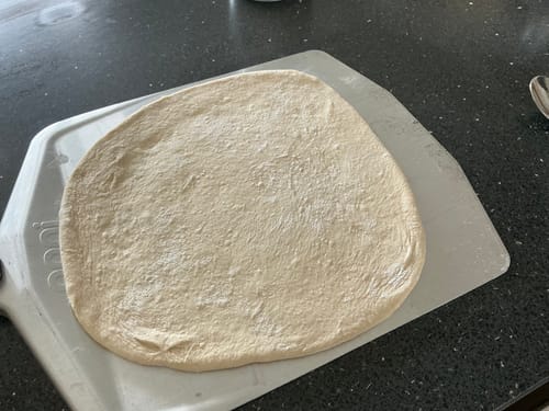 Customer photo review of Sourdough Pizza Dough Balls (Frozen)