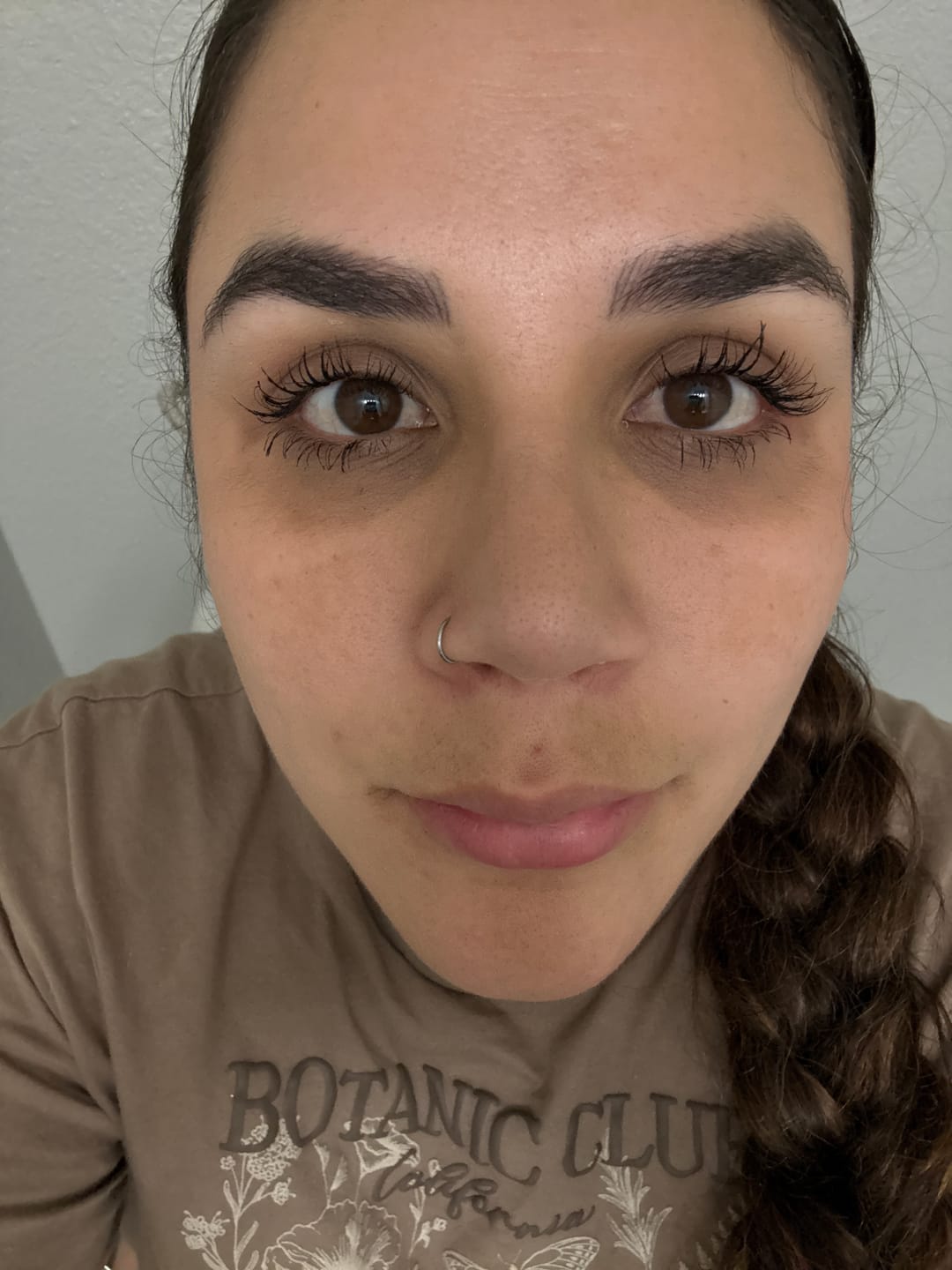 Customer photo review of fLASH EYELASH SERUM