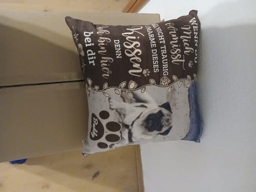 Customer photo review of Seelentröster - Individuelles Kissen