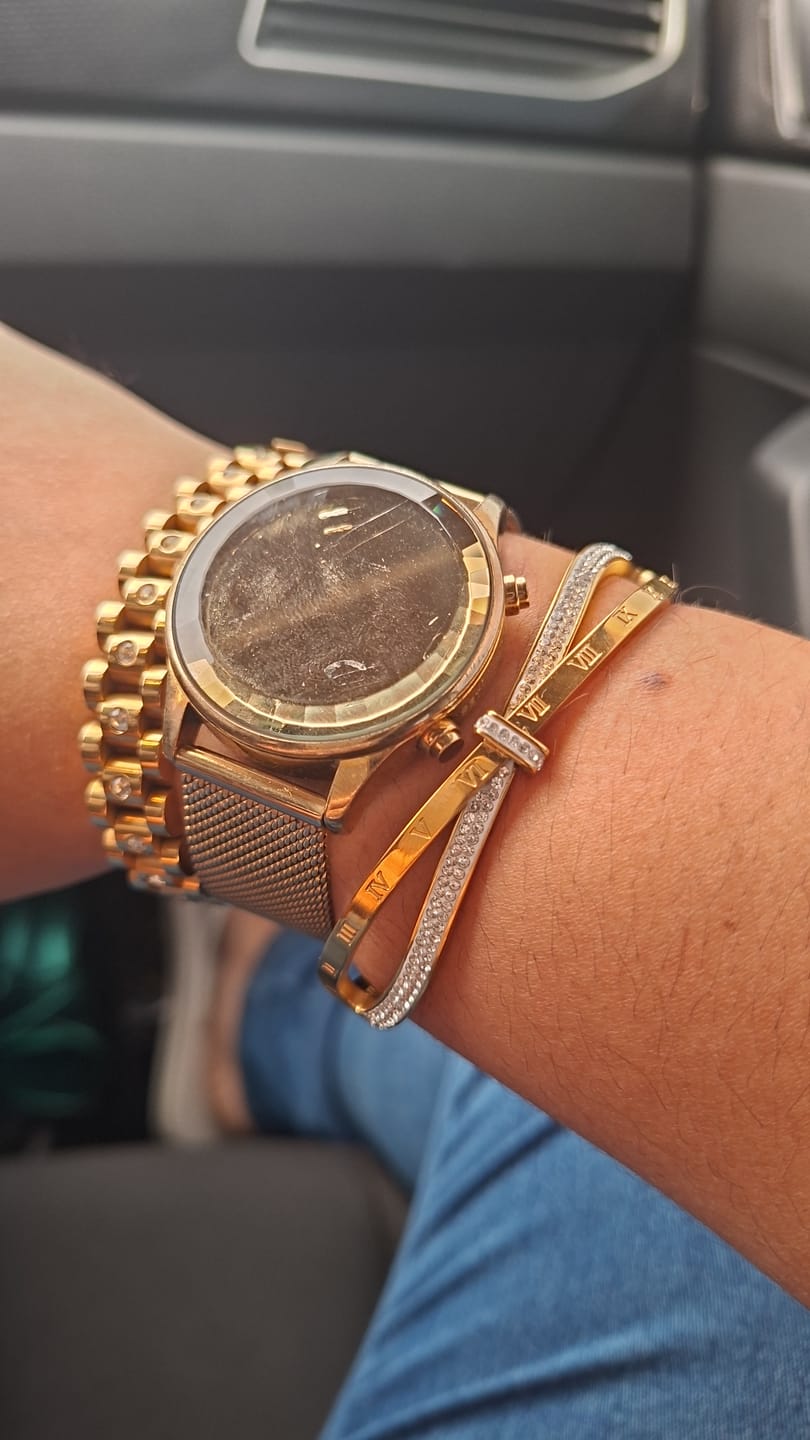 Customer photo review of Pulseira Milano Banhado em Ouro 18k