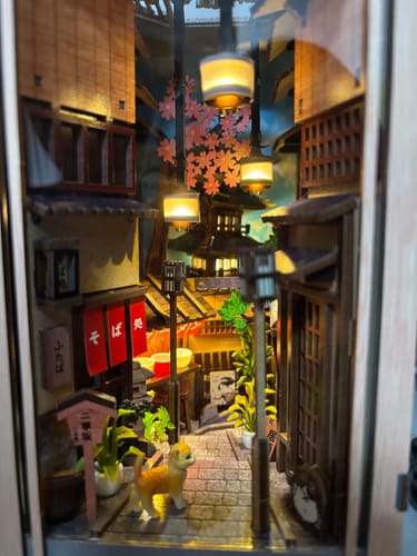 Customer photo review of Kyoto Gion Book Nook Kit