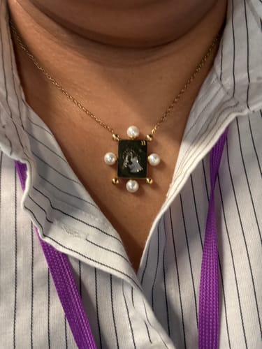 Customer photo review of ONE double sided scapular -CHAIN-