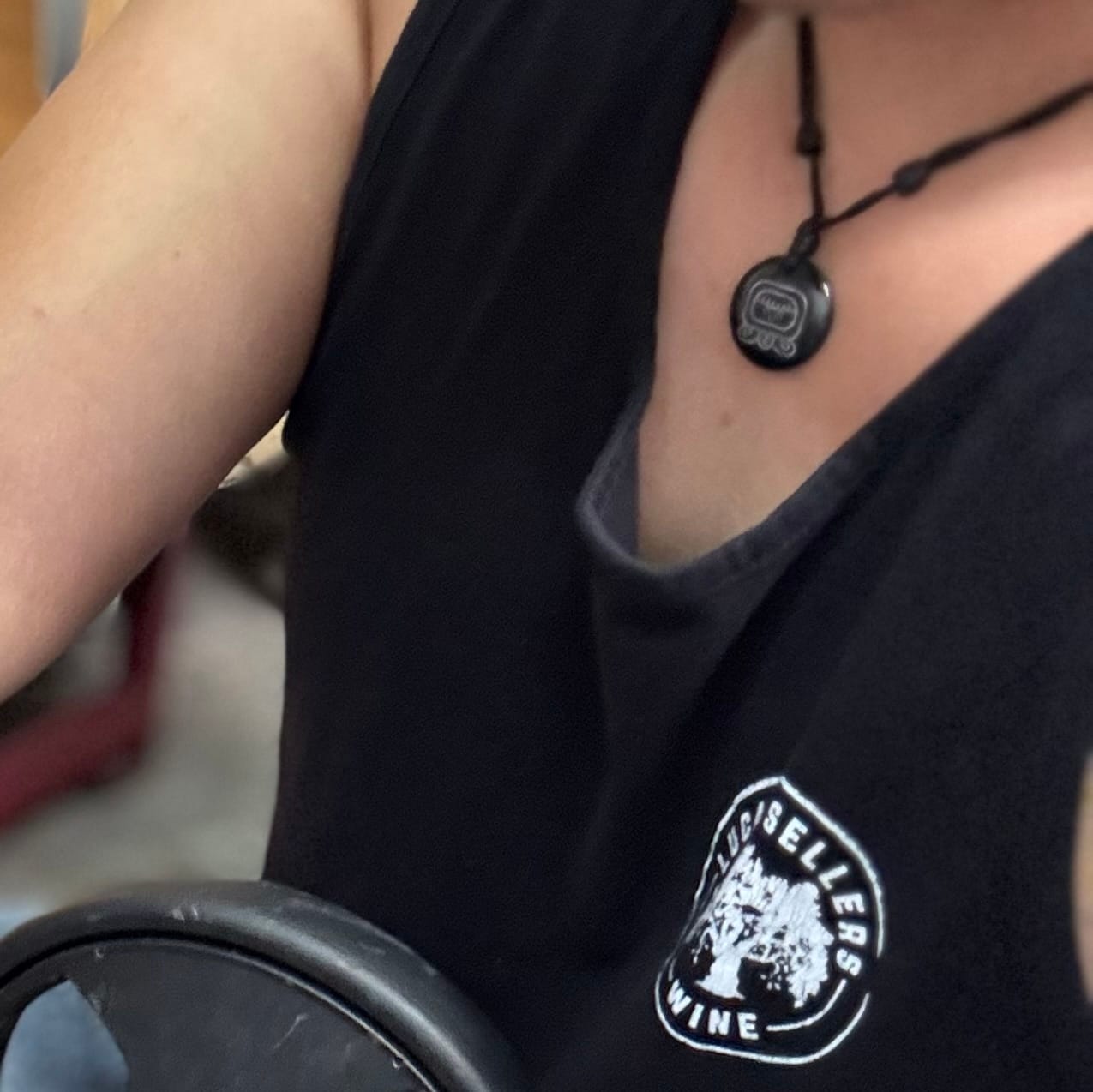 Customer photo review of Mayan Energy Necklace