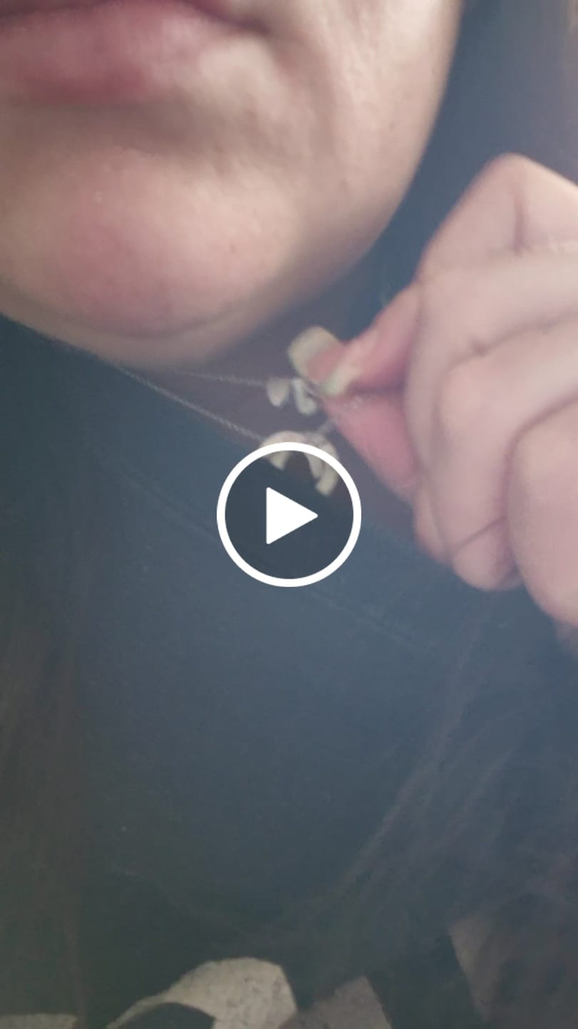 Customer video review of Letter Love Necklace
