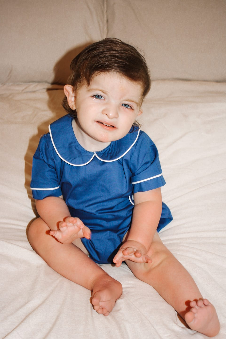 Customer photo review of Royal Blue Collared Bubble