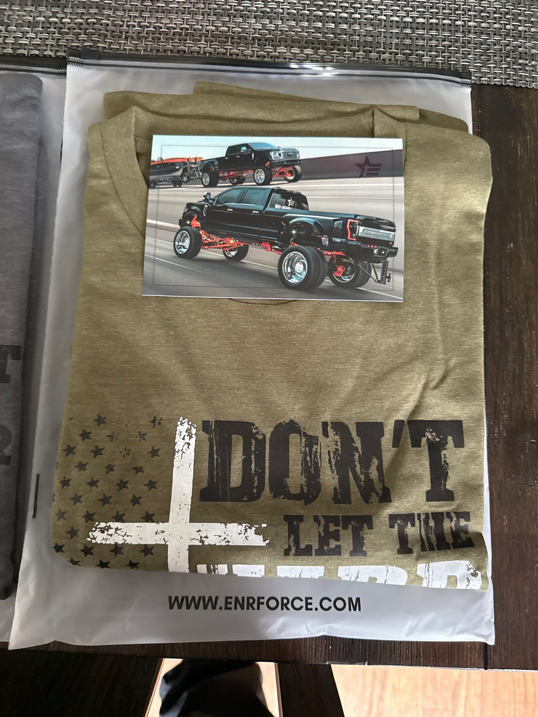 Customer photo review of Hard Days Tee