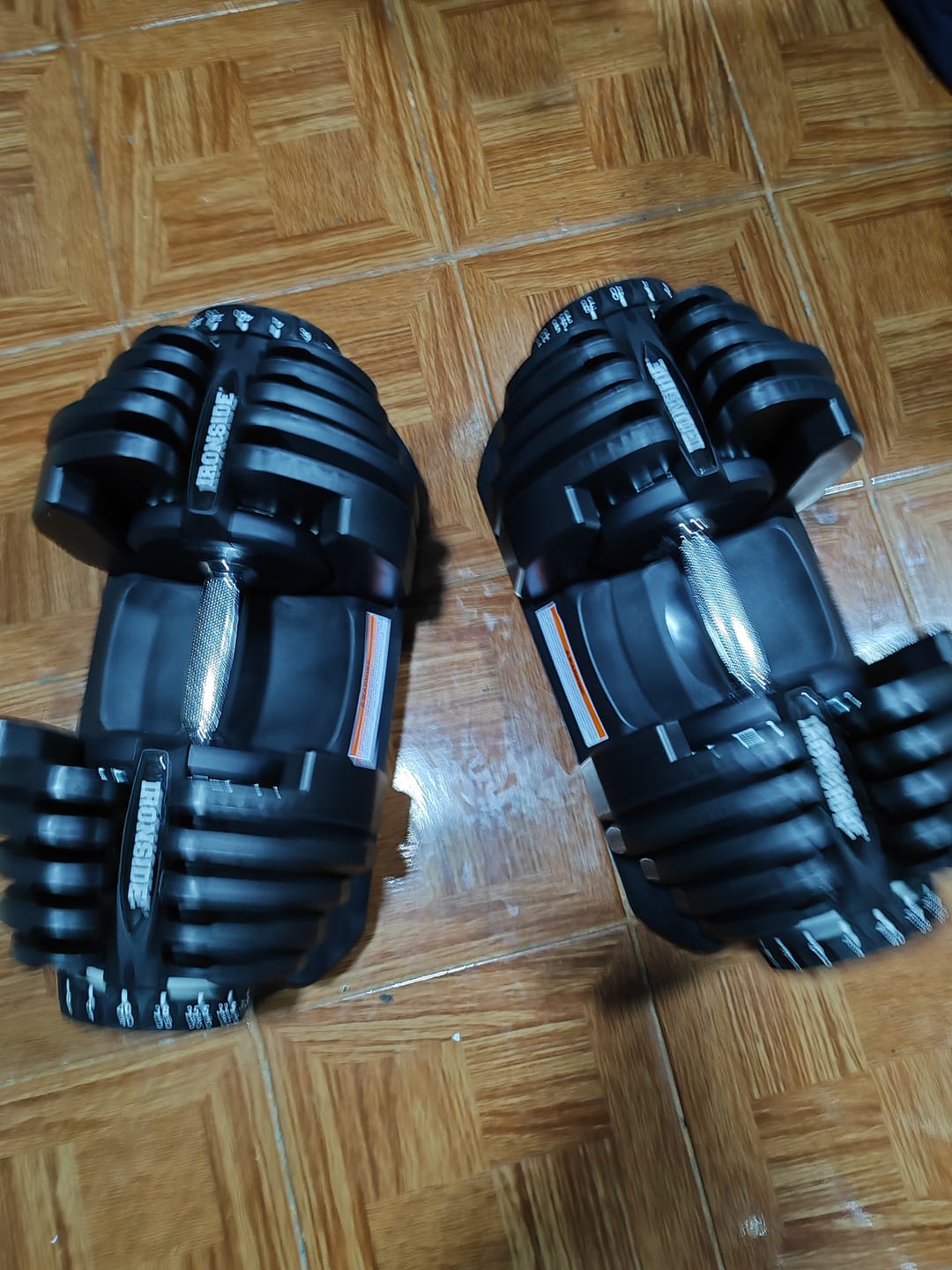 Customer photo review of Mancuerna Ajustable 40 kg IRONSIDE