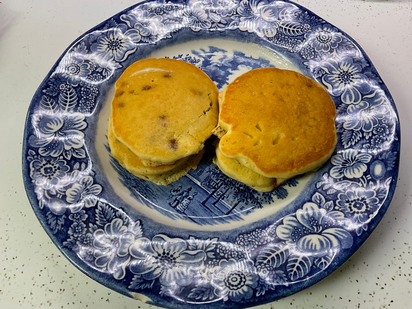 Customer photo review of Cousin T's Cinnamon Bun Gourmet Pancake Mix (2 Pack)
