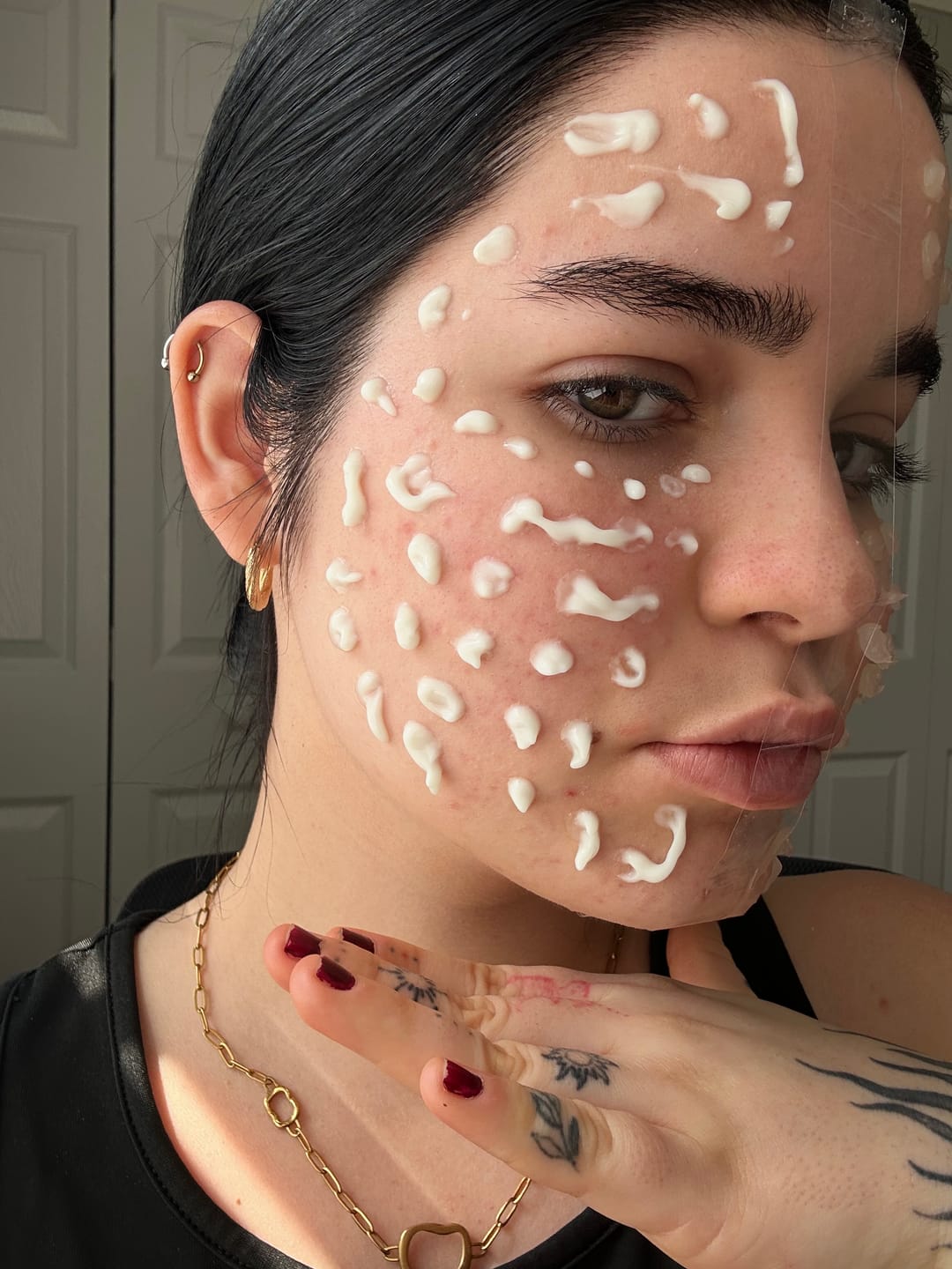 Customer photo review of Watery hyaluron sunscreen Moisture tube