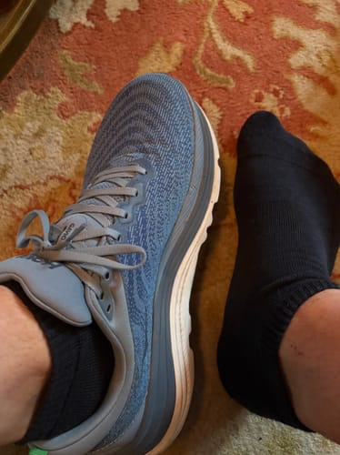 Customer photo review of J.B. Field's Athletic "Bamboo Cushion" Low-Cut Ankle Socks