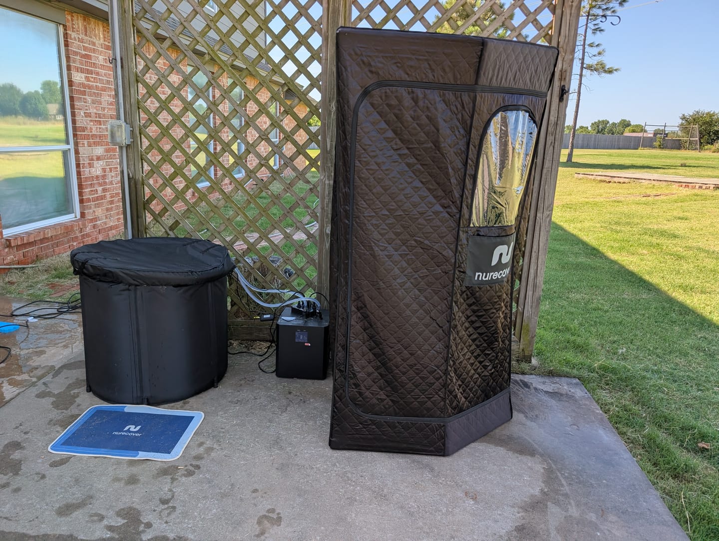 Customer photo review of nurecover Pod - Portable Ice Bath