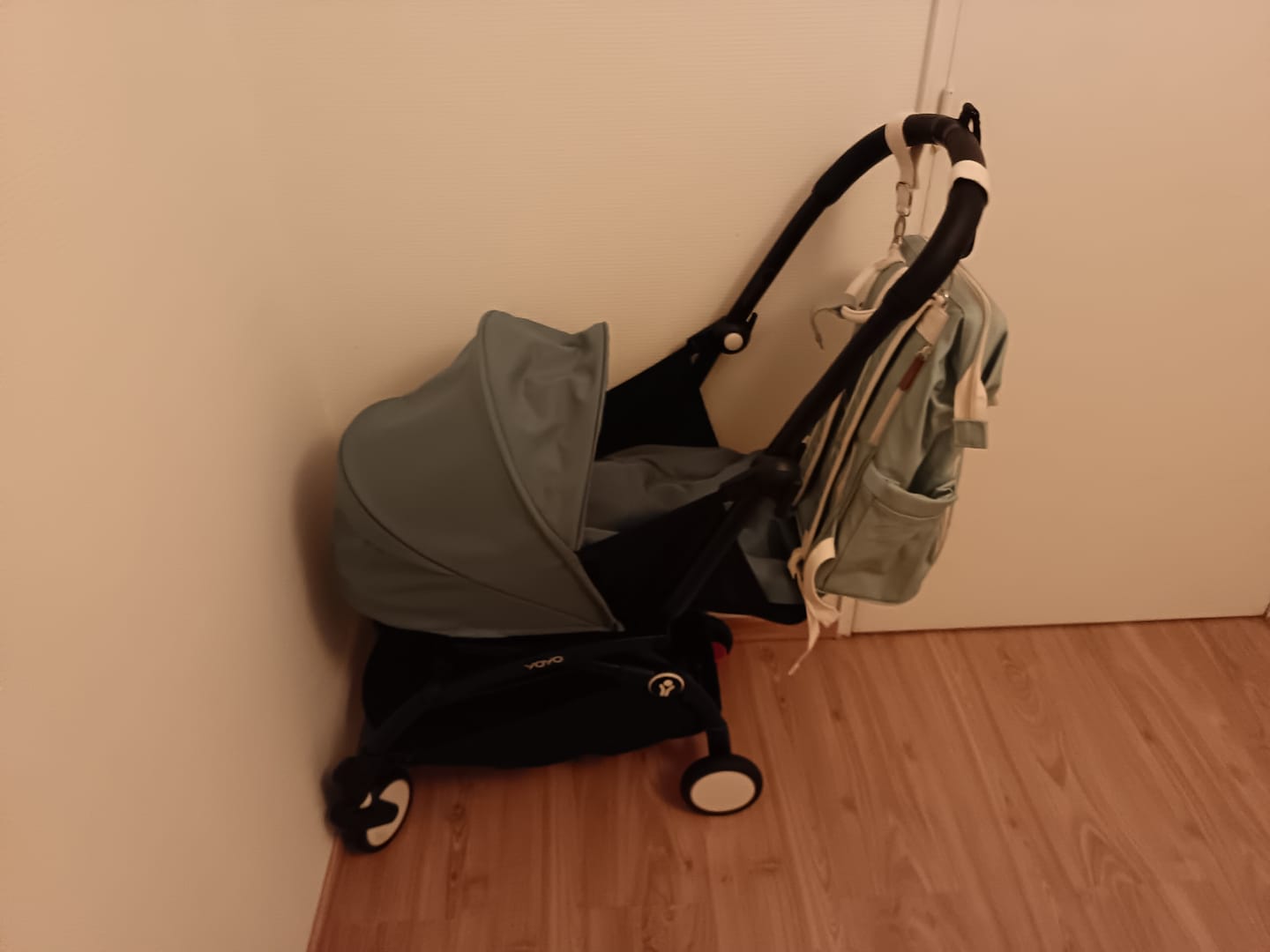 Customer photo review of Sac à dos à langer Richie - Sauge