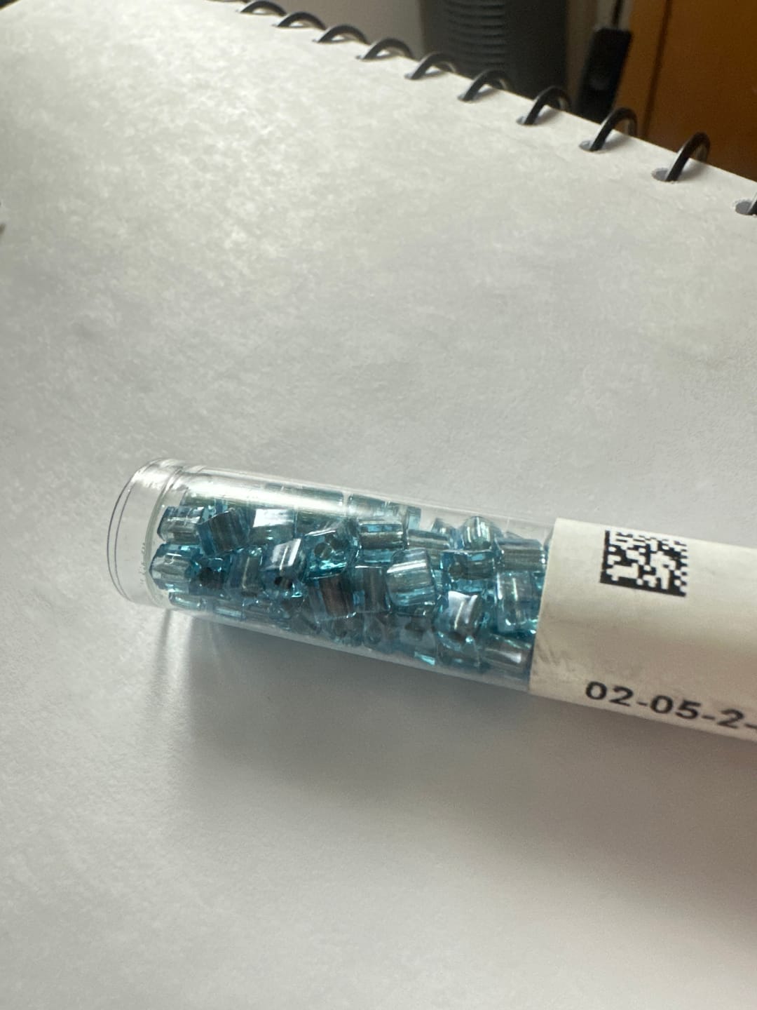 Customer photo review of Mostacillas Square 4 mm  Tubo 10 grs